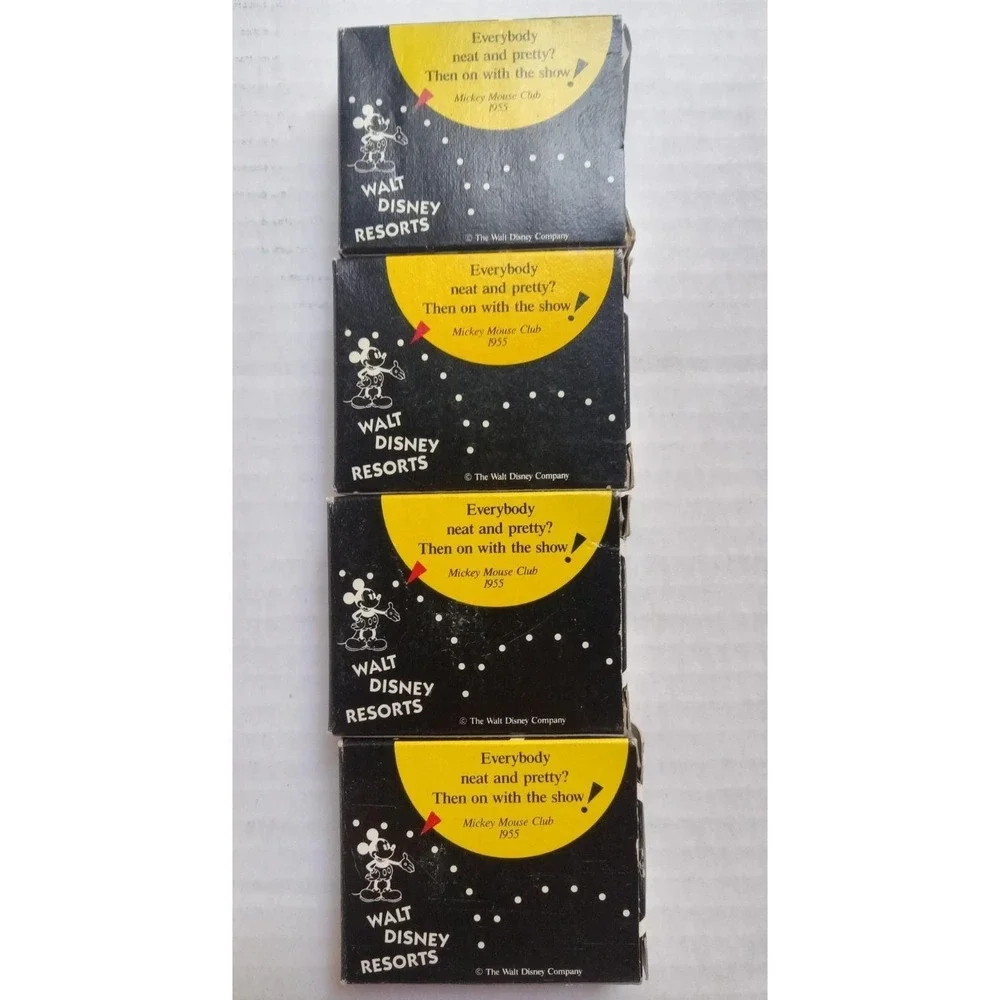 Vintage Walt Disney Resorts Mickey Mouse Facial Soap Bars Lot of‎ 4